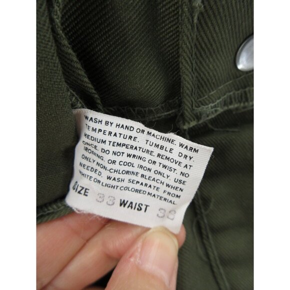 VINTAGE Boy Scouts of America Shorts 33 Official Uniform Cargo 70s - Picture 7 of 8